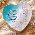 Personalized Heart Jewelry Dish Custom Name Pet Memorial Gift Heart Jewelry Dish GradoCreations
