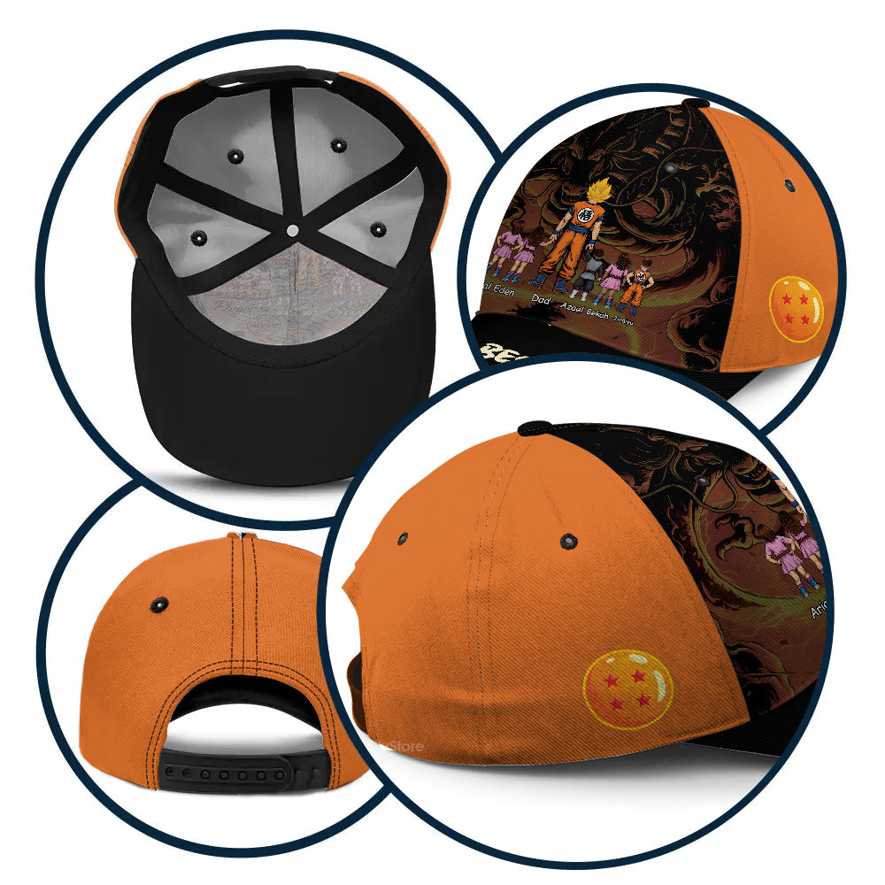 Personalized Classic Cap Best Dad Ever Custom Name Gift for Dad