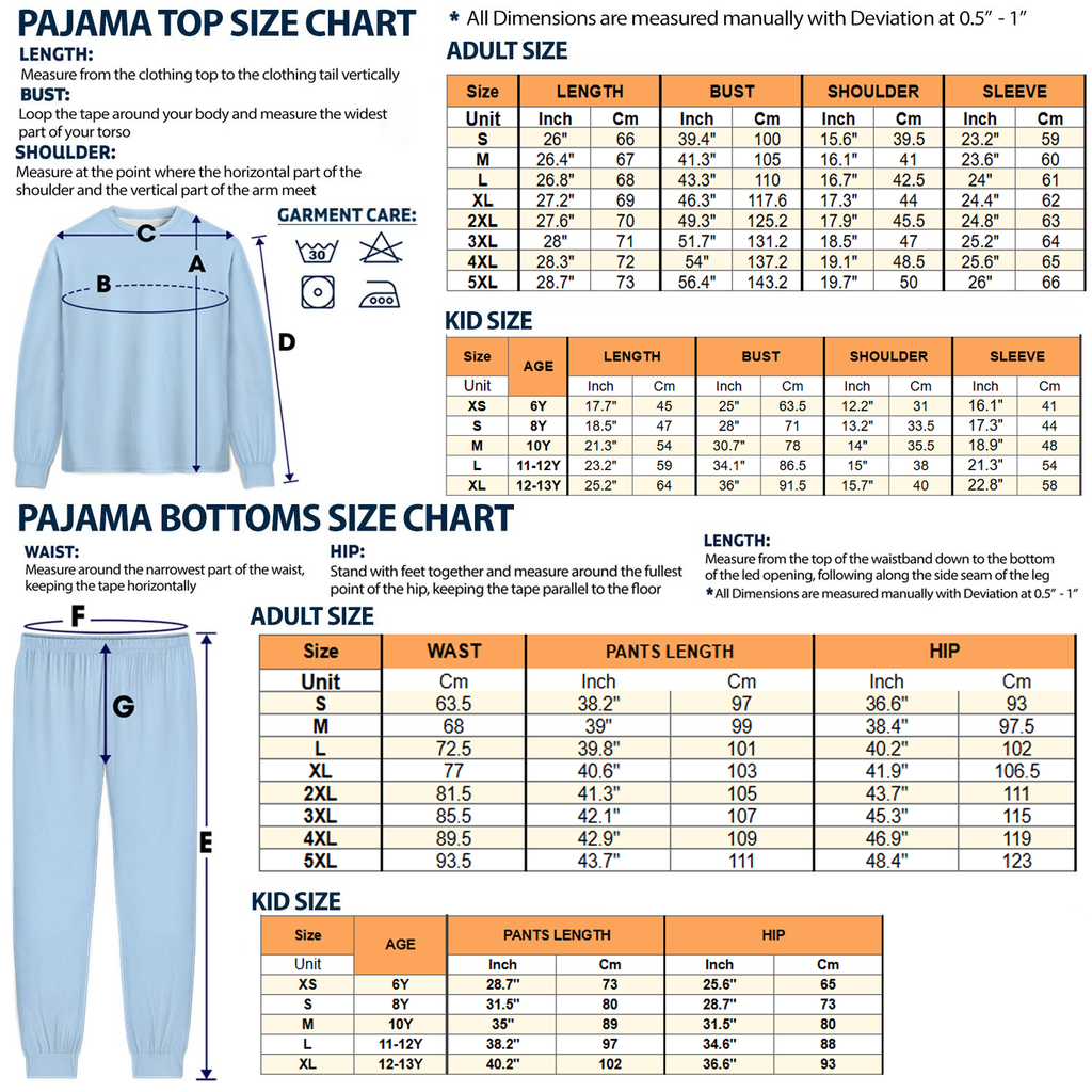 Personalized Unisex Pajamas Set with Kissmas Design for Couples | Holiday Gift