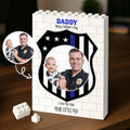 Personalized Photo Brick Block Gift for Dad - Custom Father's Day Keepsake HN590 - Building Blocks fix GradoCreations