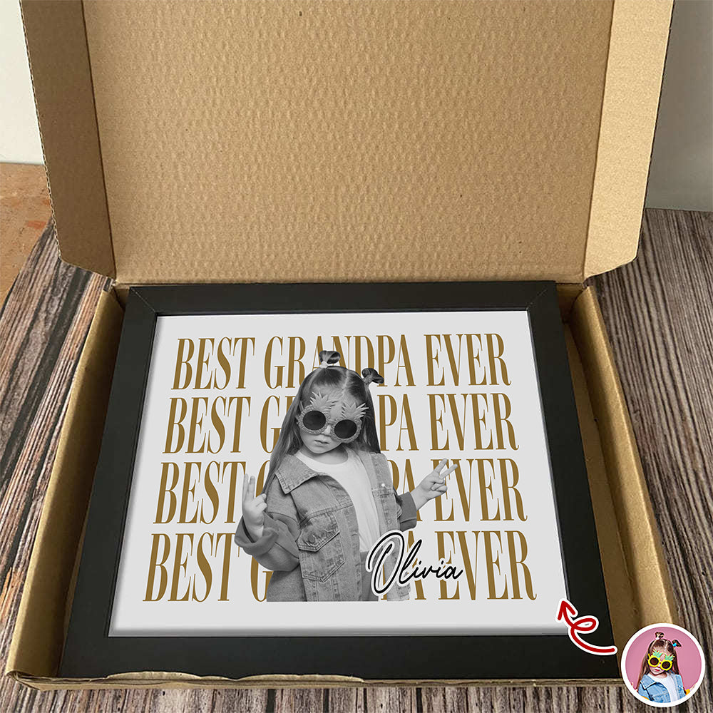 Personalized Custom Picture Frame Gift for Dad | GradoCreations HN590 - Picture Frame GradoCreations