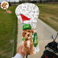 Personalized Pet Photo Golf Head Cover Unique Gift for Dog Dad HN590 - Golf Head Cover GradoCreations
