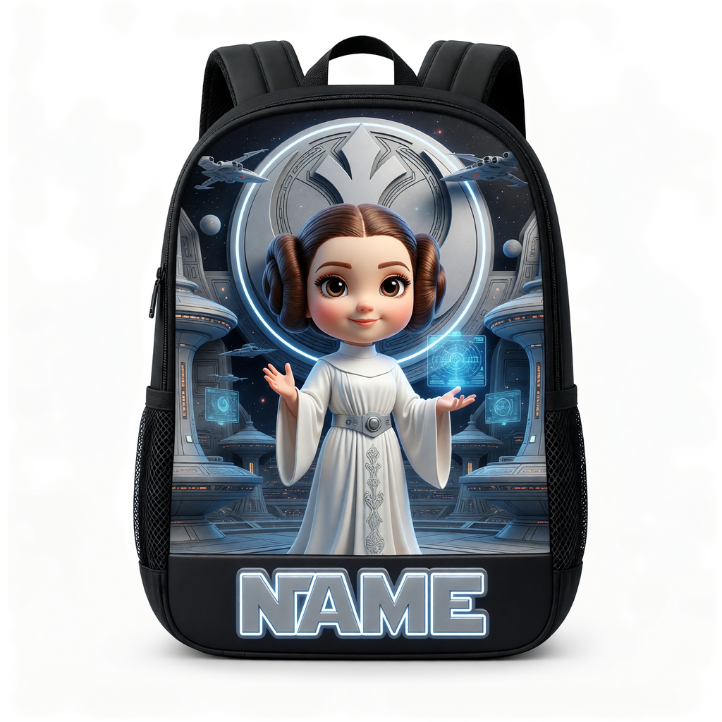 Custom Photo Galaxy Star Kids Personalized Backpack Set for School School Bag+ GradoCreations