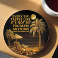 Personalized Ceramic Coaster Custom Name Retirement Gift Ceramic Coaster GradoCreations