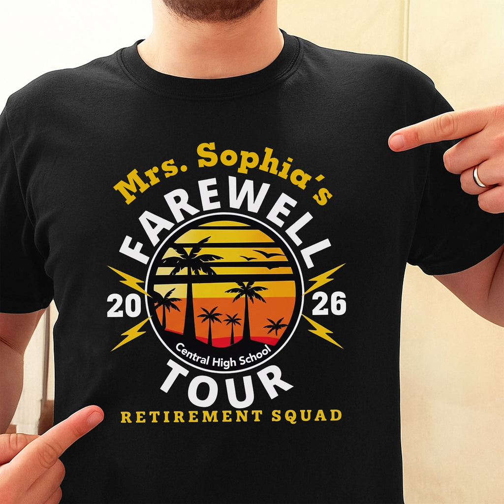 Personalized Retirement T-Shirt & Hoodie Custom Farewell Gift Shirt GradoCreations