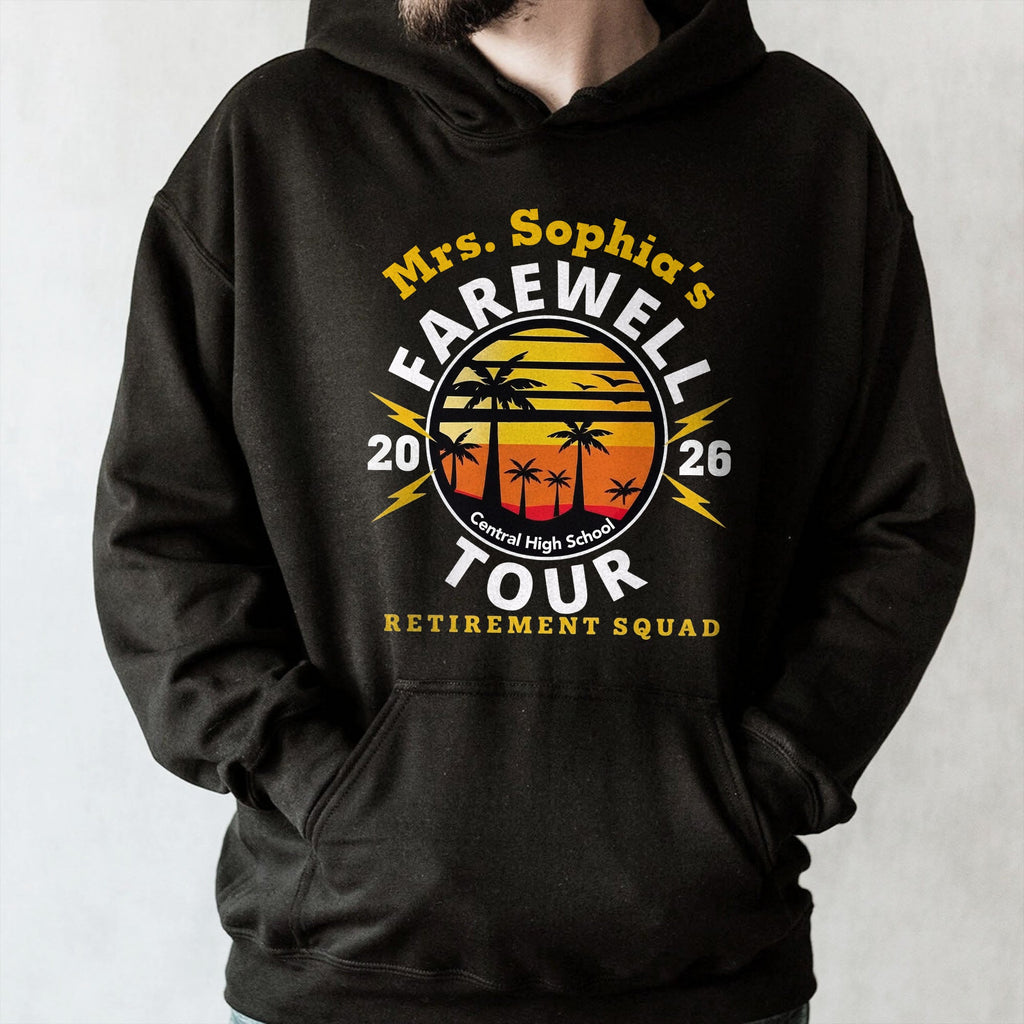Personalized Retirement T-Shirt & Hoodie Custom Farewell Gift Shirt GradoCreations