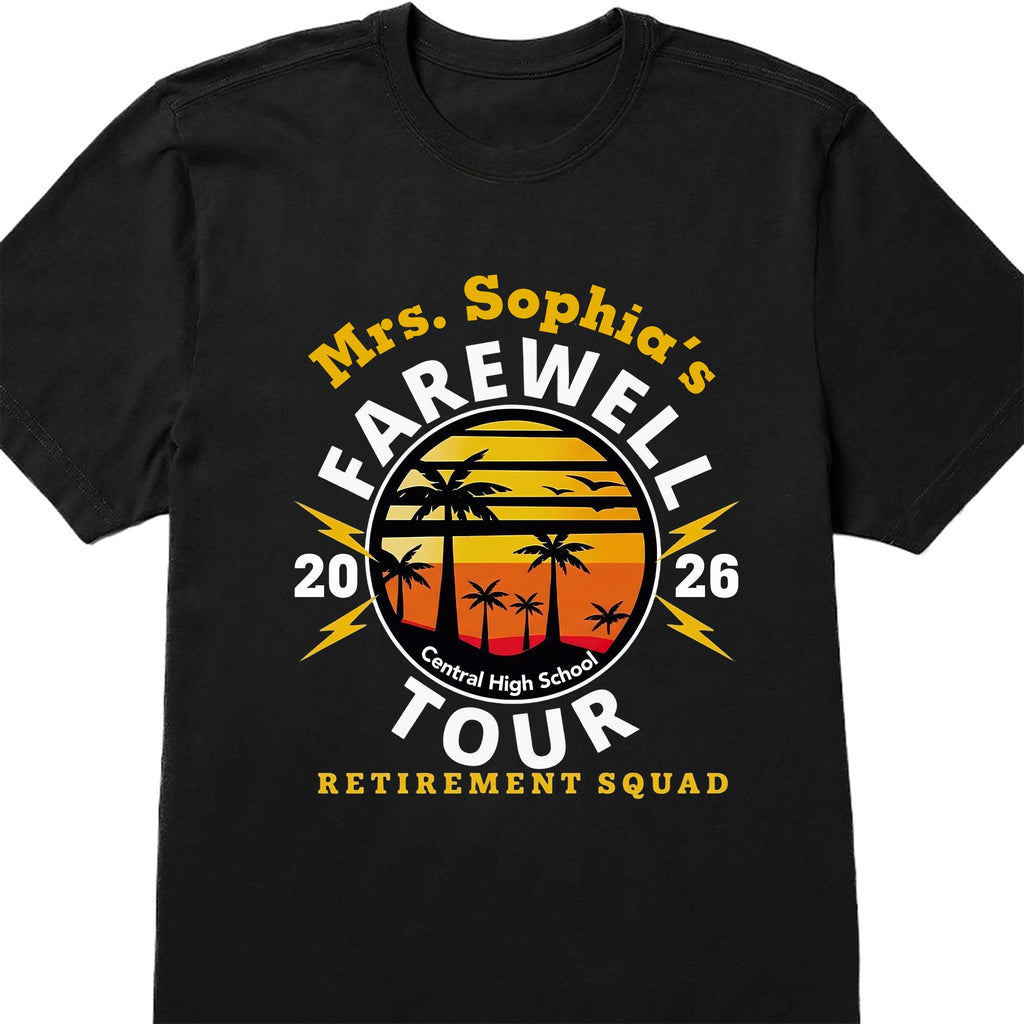 Personalized Retirement T-Shirt & Hoodie Custom Farewell Gift Shirt GradoCreations