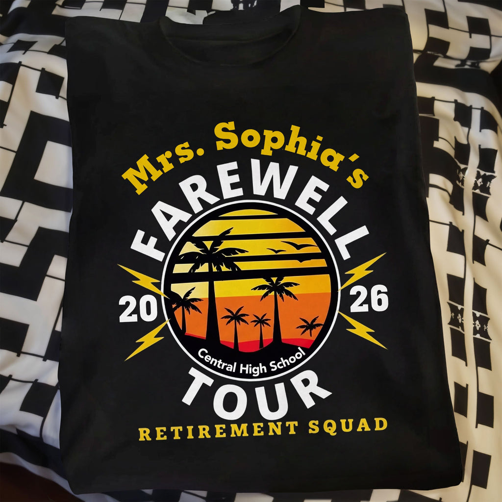 Personalized Retirement T-Shirt & Hoodie Custom Farewell Gift Shirt GradoCreations