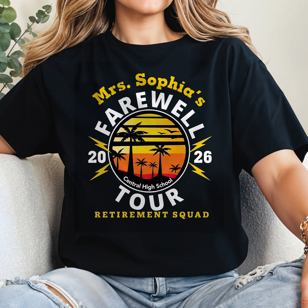Personalized Retirement T-Shirt & Hoodie Custom Farewell Gift Shirt GradoCreations