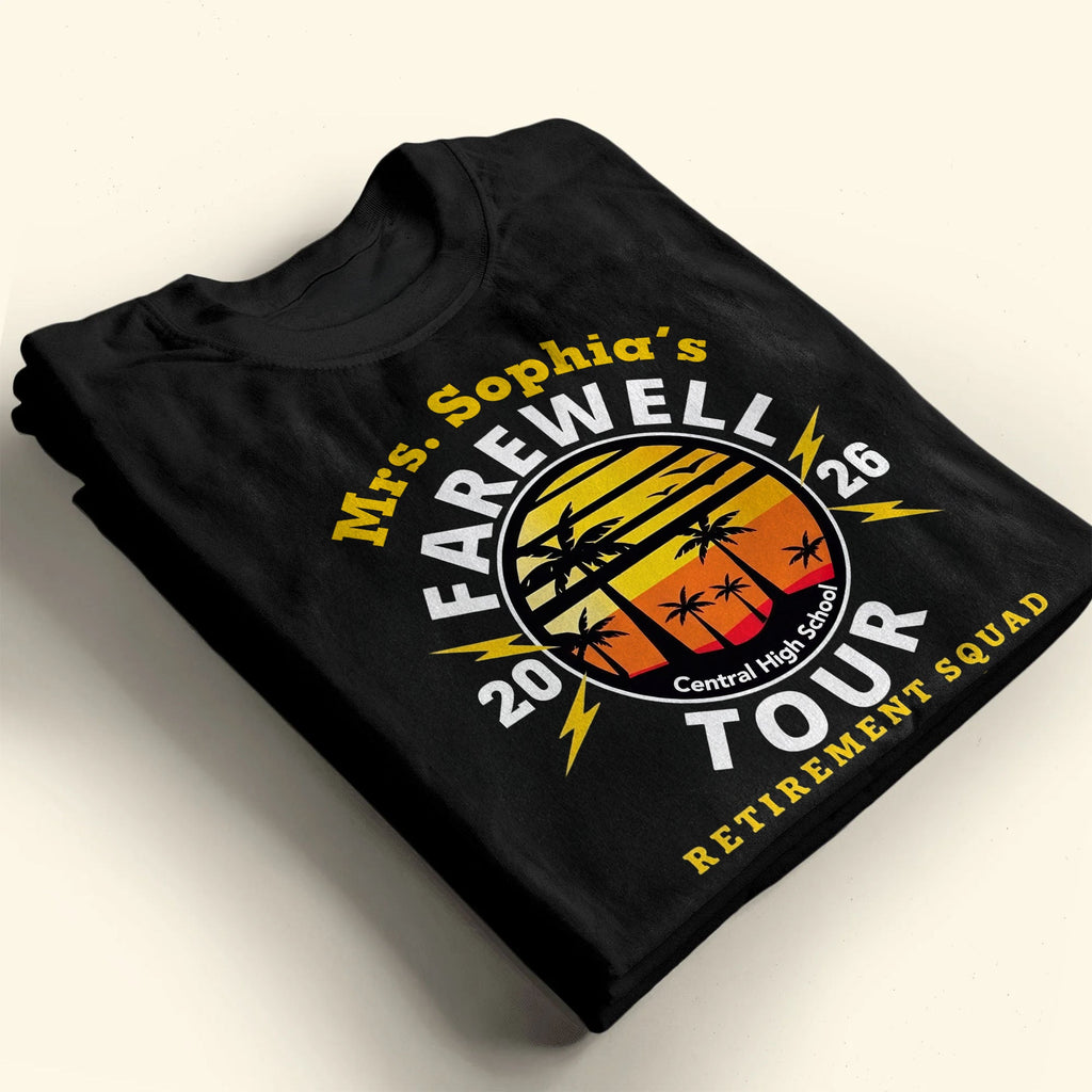 Personalized Retirement T-Shirt & Hoodie Custom Farewell Gift Shirt GradoCreations