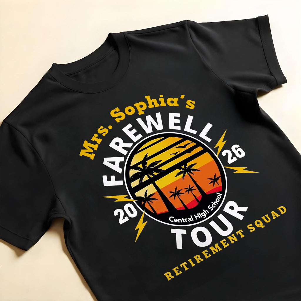 Personalized Retirement T-Shirt & Hoodie Custom Farewell Gift Shirt GradoCreations