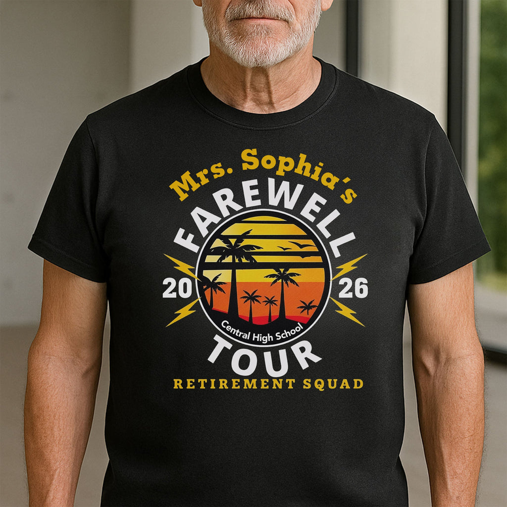 Personalized Retirement T-Shirt & Hoodie Custom Farewell Gift Shirt GradoCreations