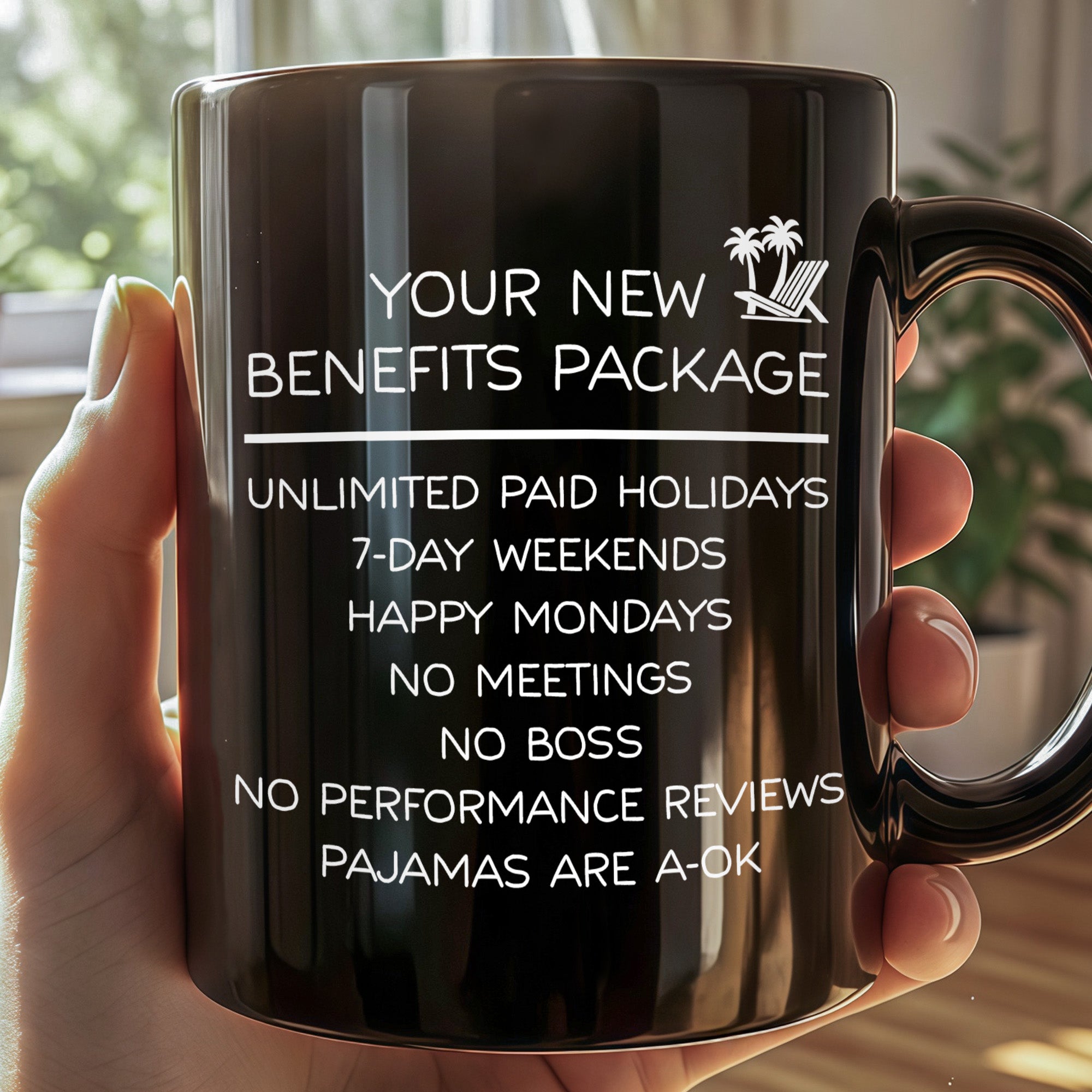 Personalized Black Mug Custom Retirement Gift for Coworker Black Mug GradoCreations