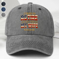 Personalized Washed Denim Cap Custom Name Gift for Dad Washed Denim Cap GradoCreations