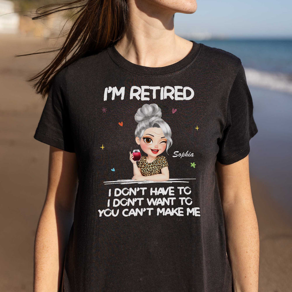 Personalized Retirement Tee & Hoodie Custom Art Gift for Her Shirt GradoCreations