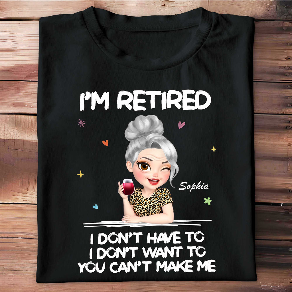 Personalized Retirement Tee & Hoodie Custom Art Gift for Her Shirt GradoCreations