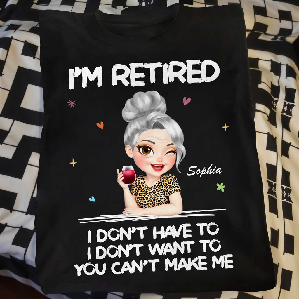 Personalized Retirement Tee & Hoodie Custom Art Gift for Her Shirt GradoCreations