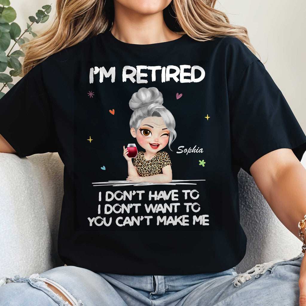 Personalized Retirement Tee & Hoodie Custom Art Gift for Her Shirt GradoCreations