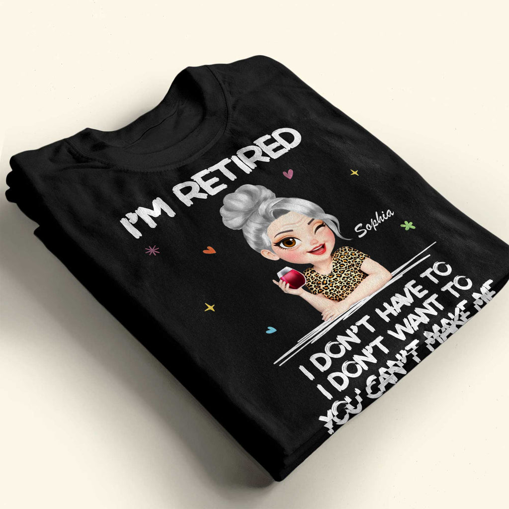 Personalized Retirement Tee & Hoodie Custom Art Gift for Her Shirt GradoCreations