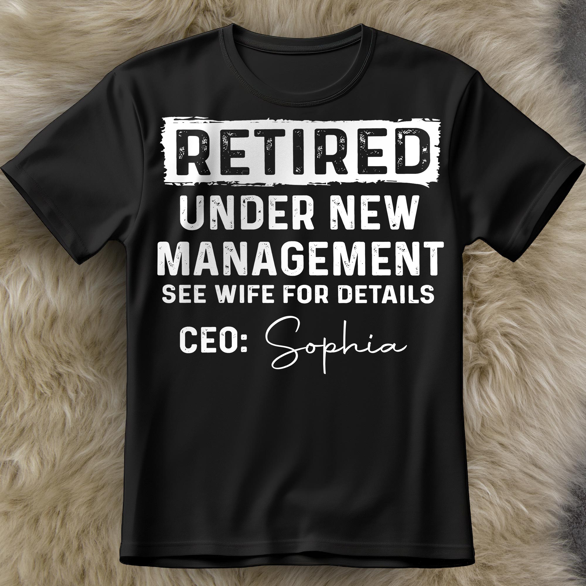 Personalized Retirement T-shirt & Hoodie Custom Name Gift for Dad Shirt GradoCreations