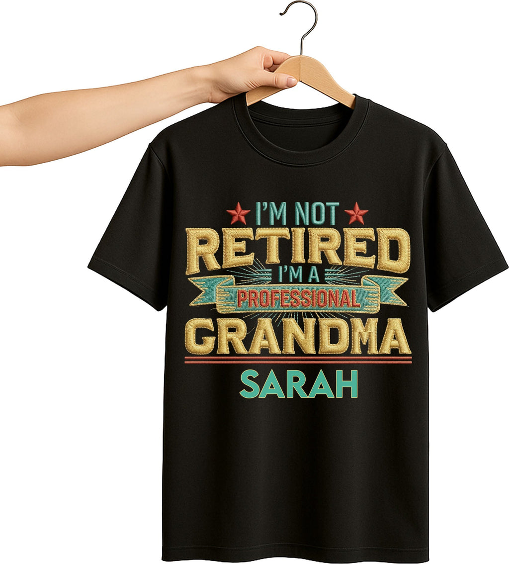 Personalized Funny Retirement T-shirt Hoodie Custom Grandparent Gift Shirt GradoCreations