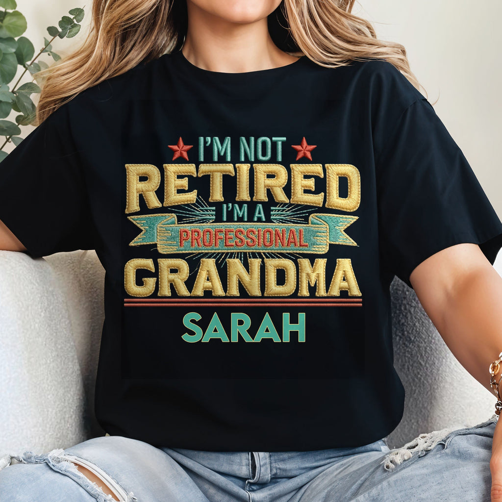 Personalized Funny Retirement T-shirt Hoodie Custom Grandparent Gift Shirt GradoCreations