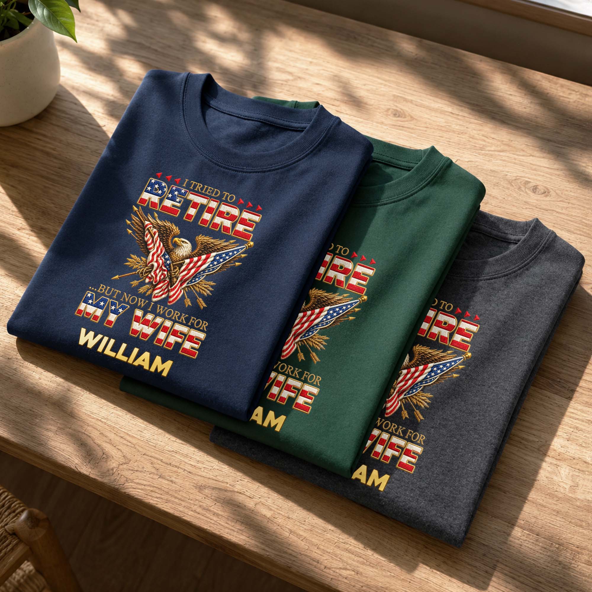 Personalized Funny Retirement T-shirt & Hoodie Gift for Dad Shirt GradoCreations