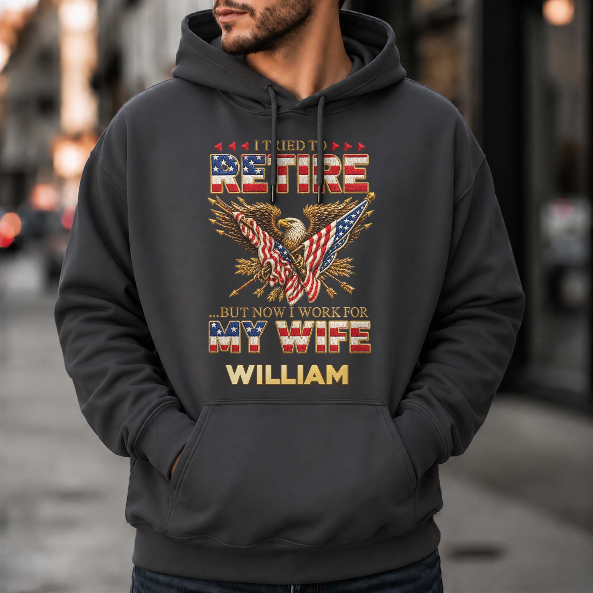 Personalized Funny Retirement T-shirt & Hoodie Gift for Dad Shirt GradoCreations