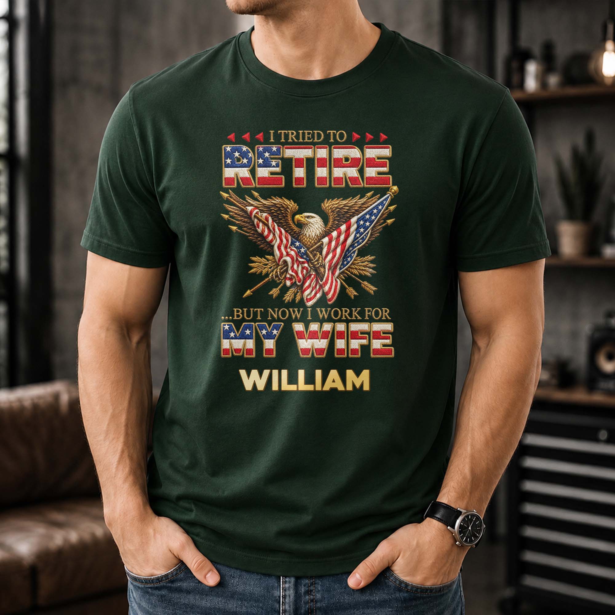 Personalized Funny Retirement T-shirt & Hoodie Gift for Dad Shirt GradoCreations