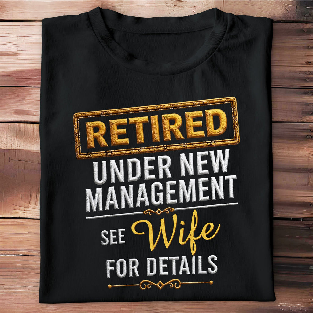 Personalized Retirement T-shirt & Hoodie Custom Fun Gift for Him Shirt GradoCreations