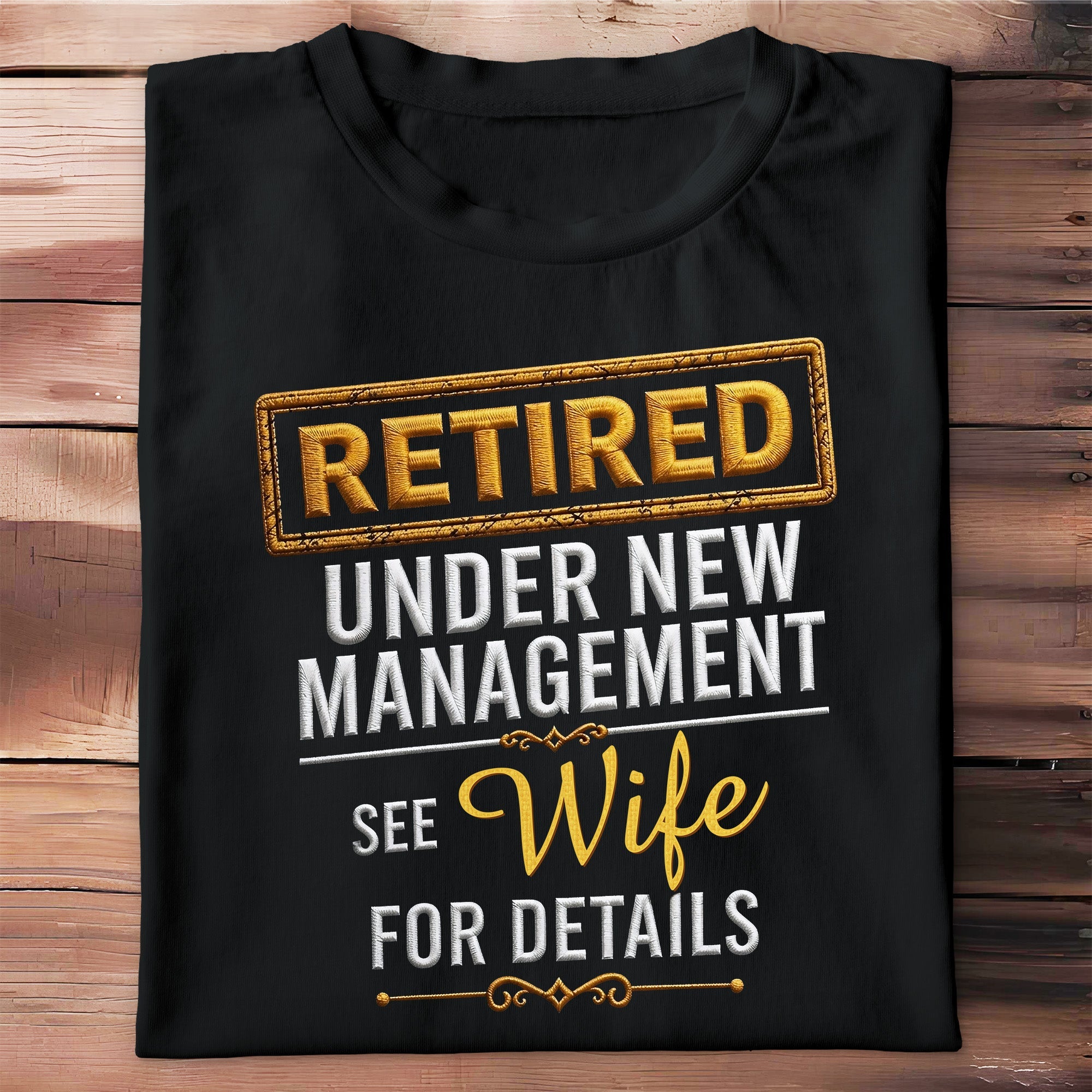 Personalized Retirement T-shirt & Hoodie Custom Fun Gift for Him Shirt GradoCreations