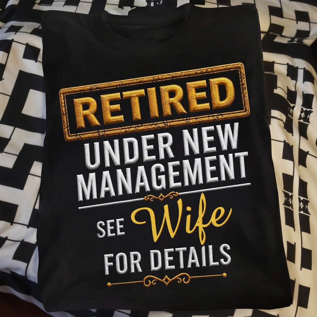 Personalized Retirement T-shirt & Hoodie Custom Fun Gift for Him Shirt GradoCreations