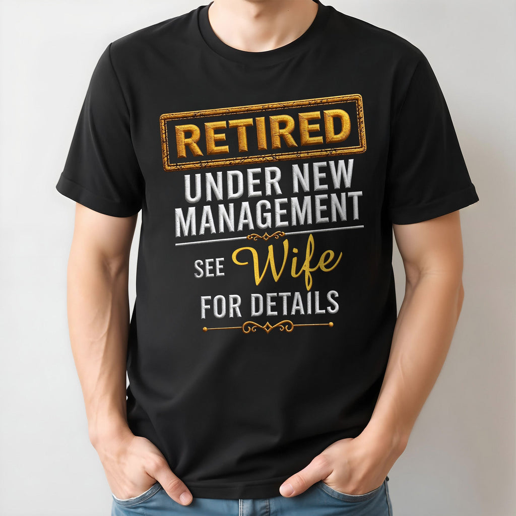 Personalized Retirement T-shirt & Hoodie Custom Fun Gift for Him Shirt GradoCreations