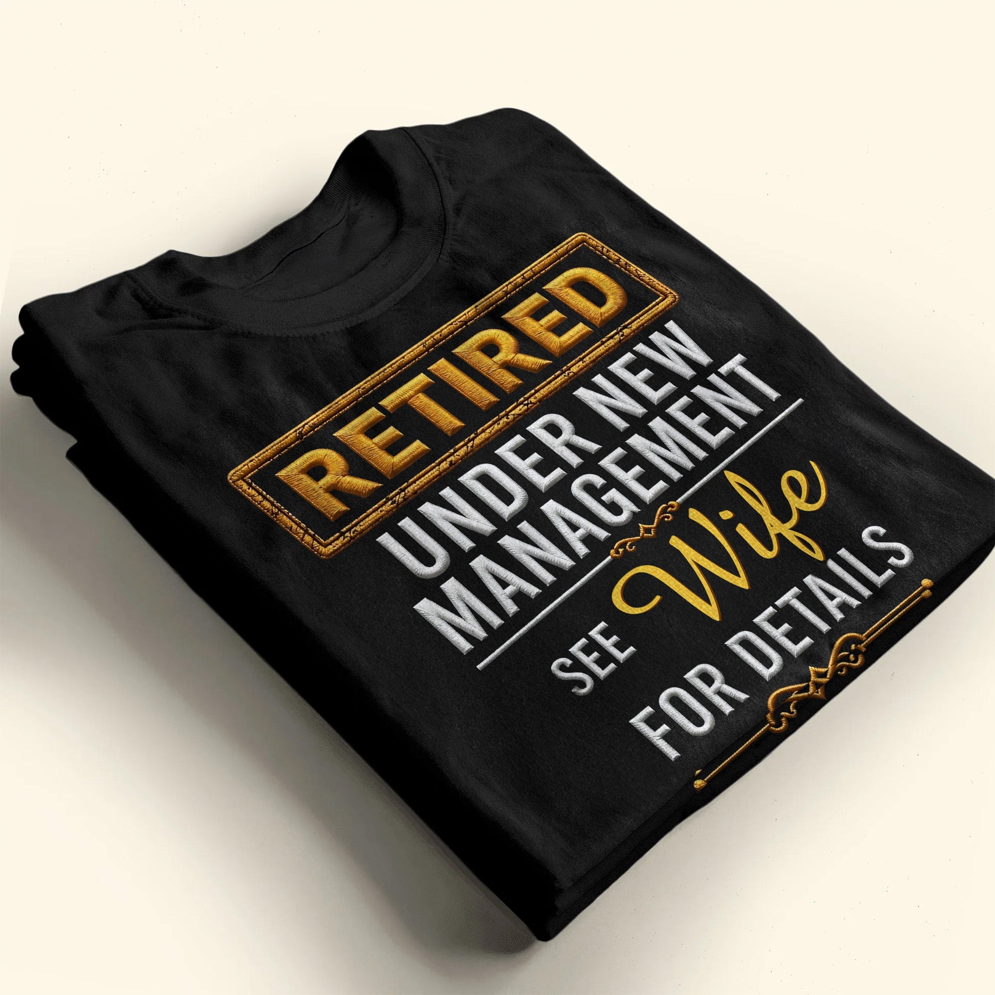 Personalized Retirement T-shirt & Hoodie Custom Fun Gift for Him Shirt GradoCreations