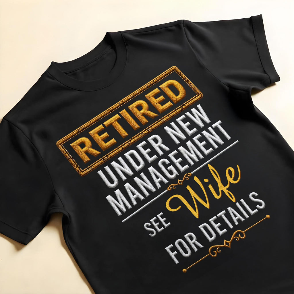 Personalized Retirement T-shirt & Hoodie Custom Fun Gift for Him Shirt GradoCreations