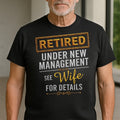 Personalized Retirement T-shirt & Hoodie Custom Fun Gift for Him Shirt GradoCreations