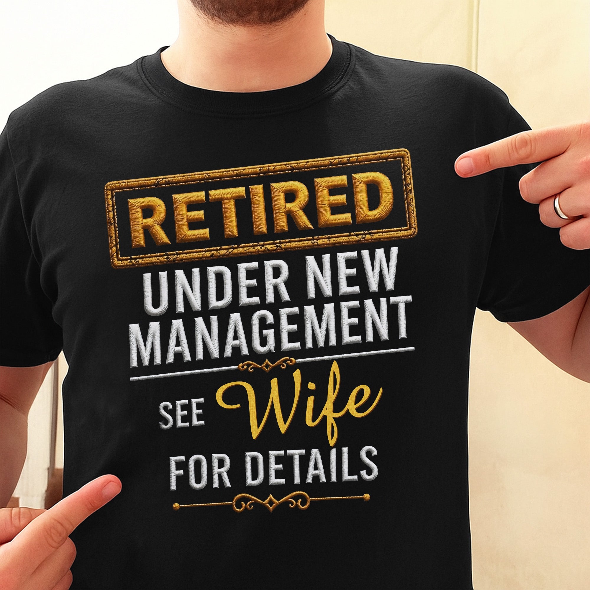 Personalized Retirement T-shirt & Hoodie Custom Fun Gift for Him Shirt GradoCreations