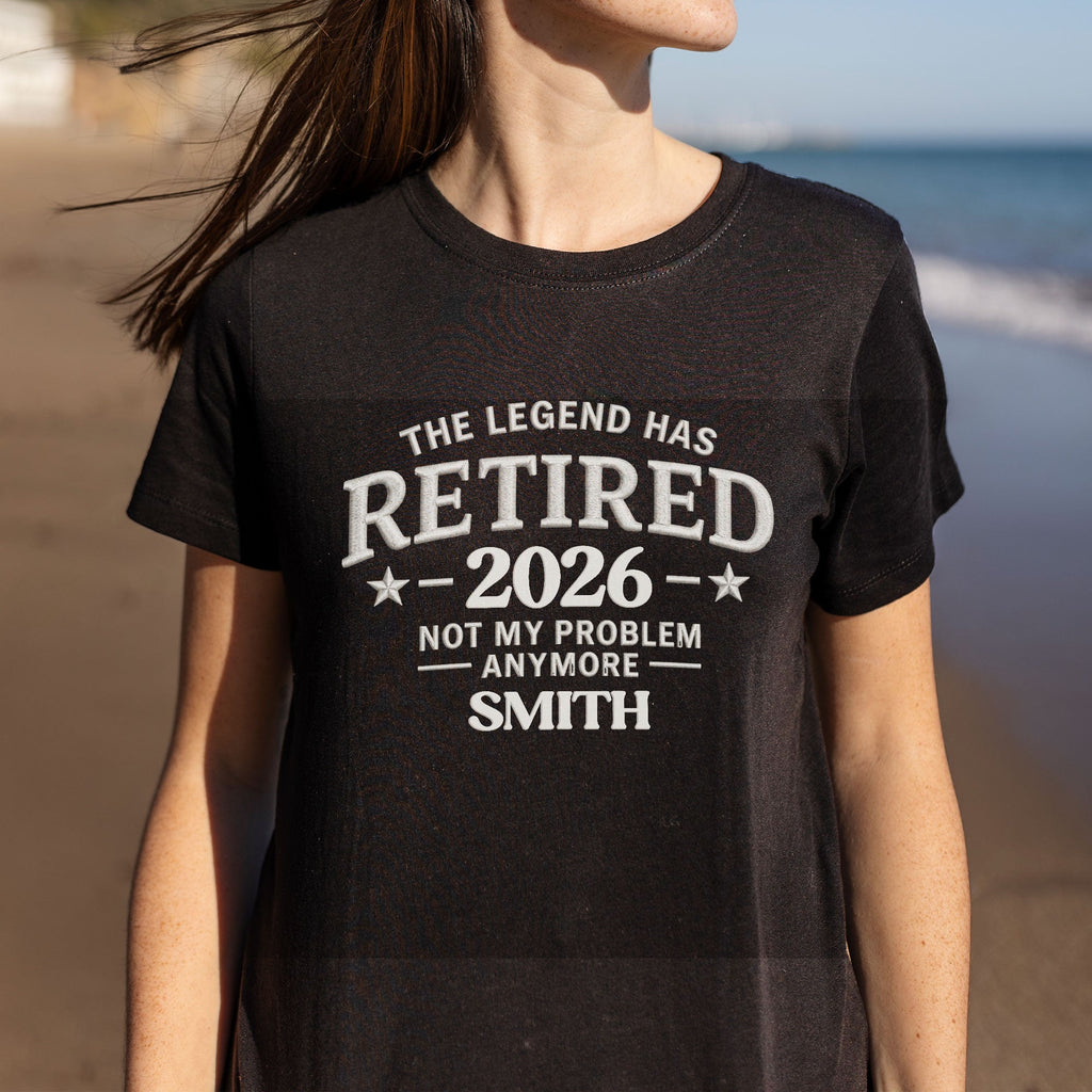 Personalized Funny Retirement T-Shirt Hoodie Custom Design for Dad Shirt GradoCreations