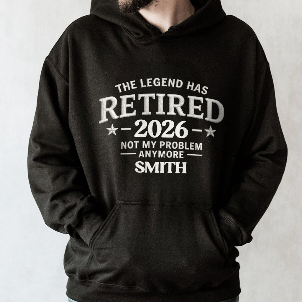 Personalized Funny Retirement T-Shirt Hoodie Custom Design for Dad Shirt GradoCreations
