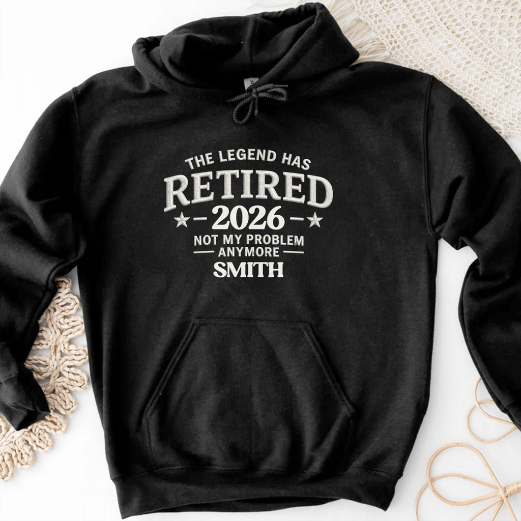 Personalized Funny Retirement T-Shirt Hoodie Custom Design for Dad Shirt GradoCreations
