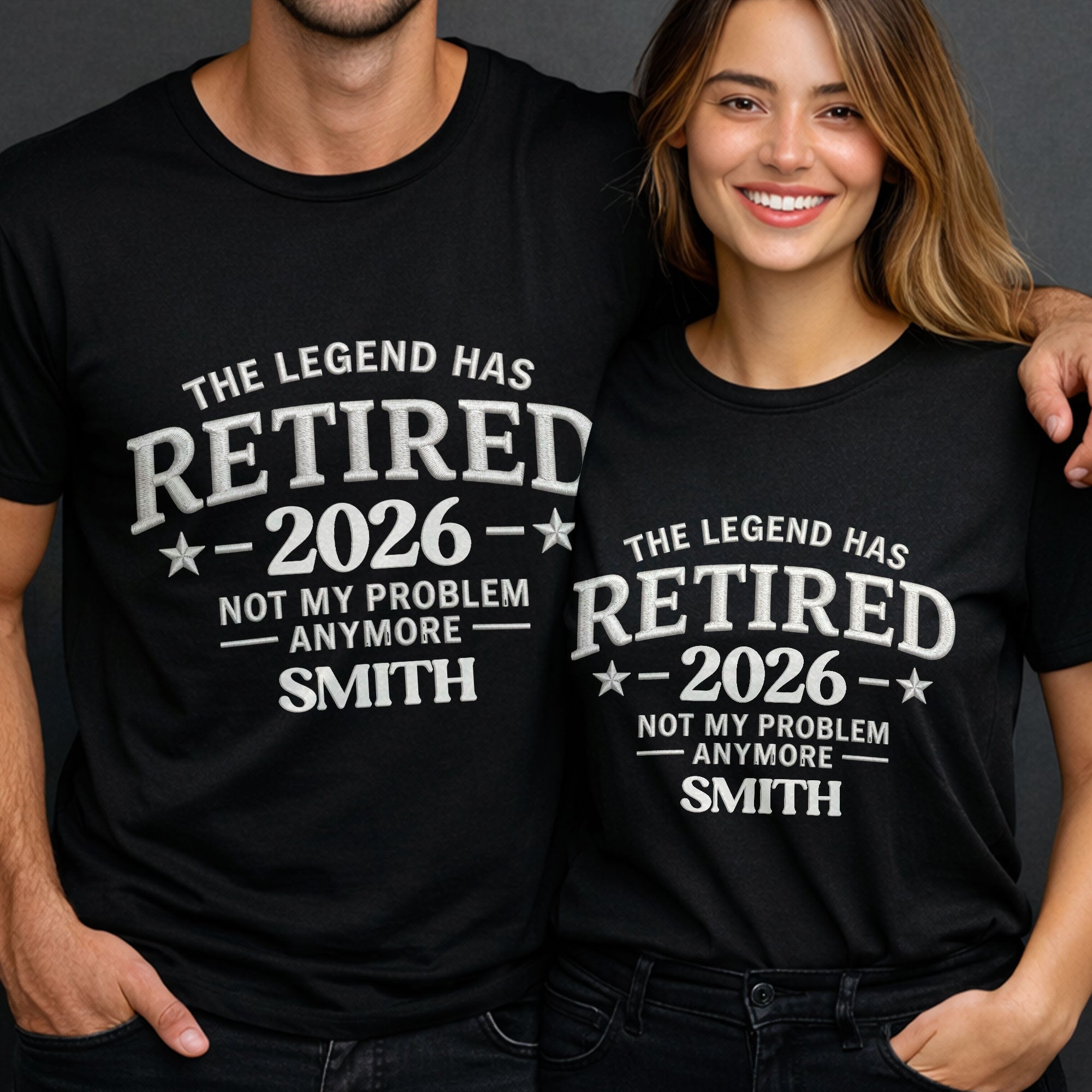 Personalized Funny Retirement T-Shirt Hoodie Custom Design for Dad Shirt GradoCreations