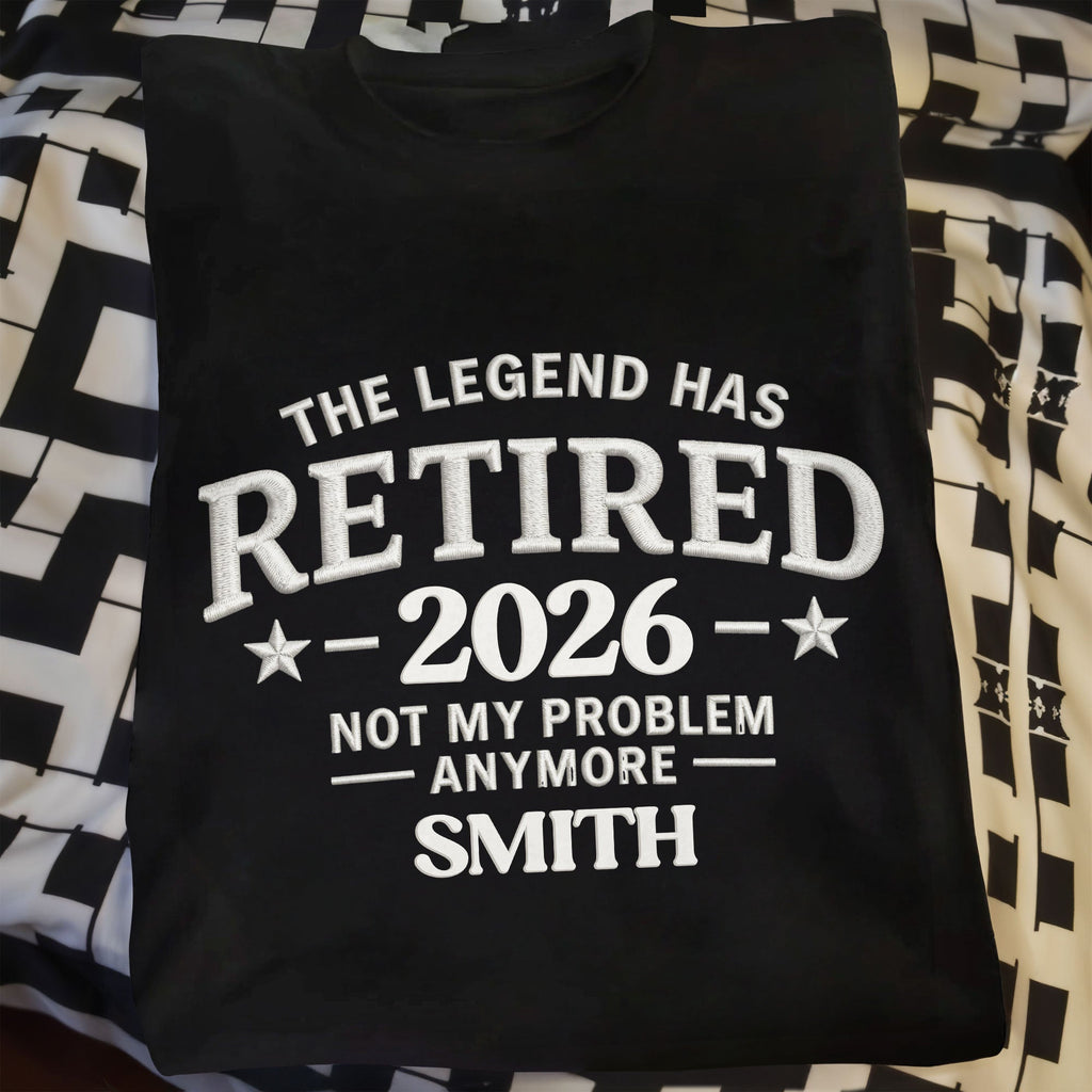 Personalized Funny Retirement T-Shirt Hoodie Custom Design for Dad Shirt GradoCreations