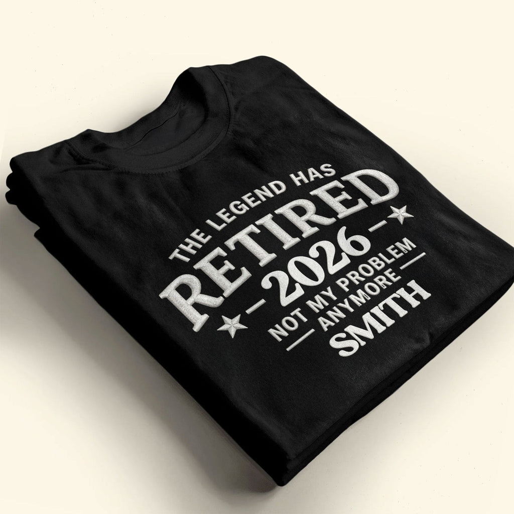 Personalized Funny Retirement T-Shirt Hoodie Custom Design for Dad Shirt GradoCreations