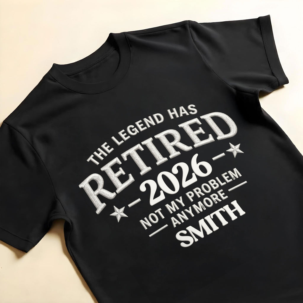 Personalized Funny Retirement T-Shirt Hoodie Custom Design for Dad Shirt GradoCreations
