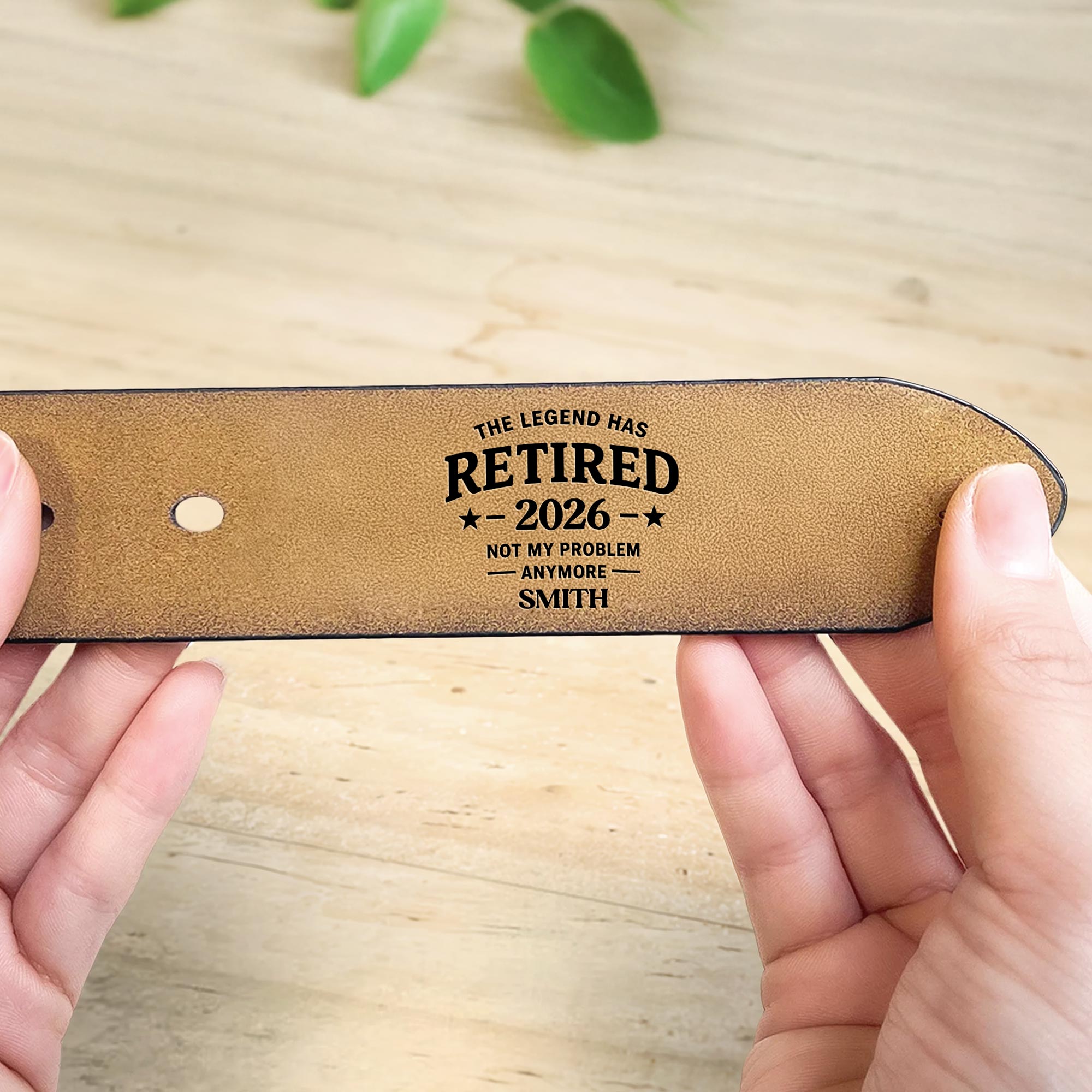 Personalized Engraved Leather Belt Custom Name Funny Gift for Dad Engraved Leather Belt GradoCreations