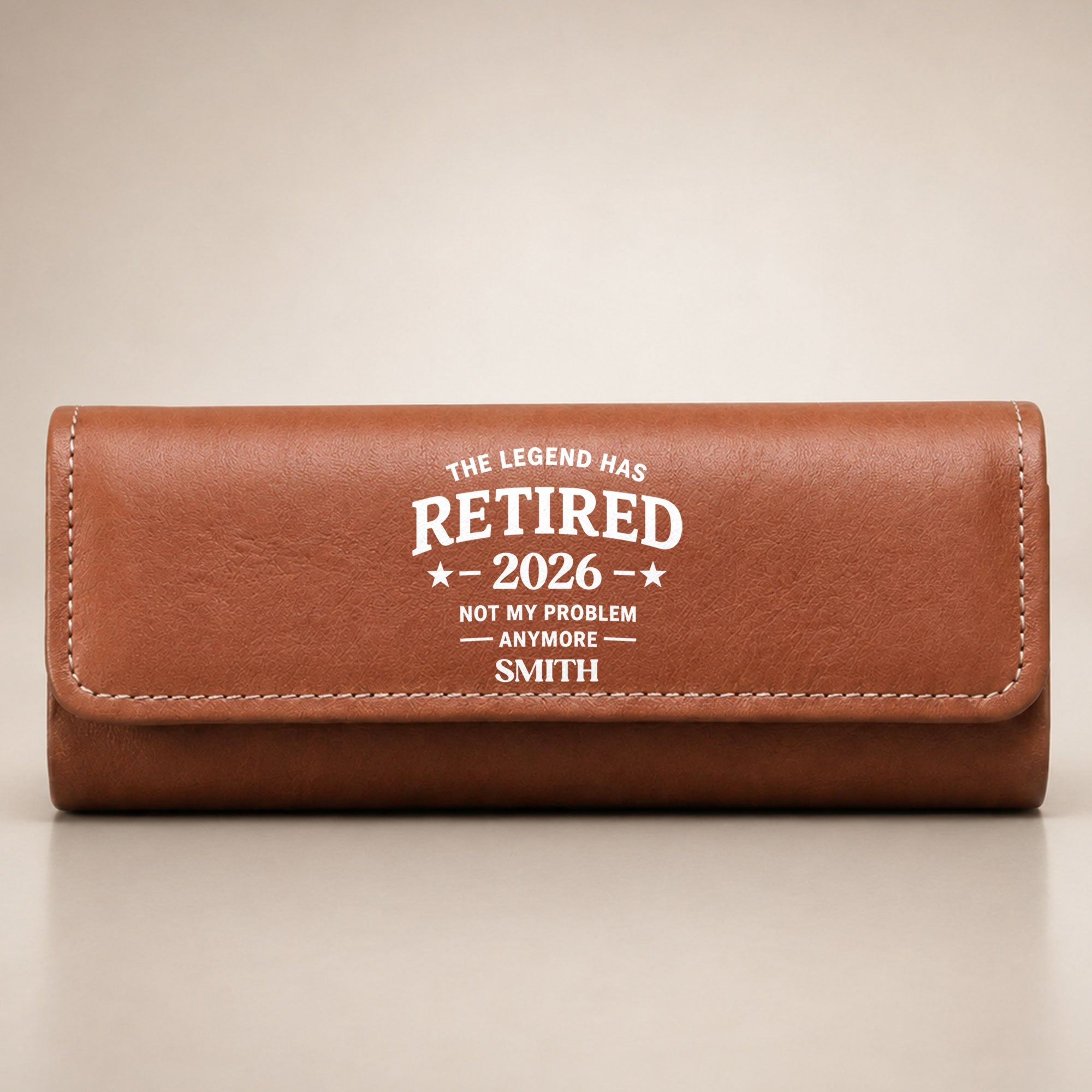 Personalized Leather Eyeglass Case Custom Name Gift for Dad Leather Eyeglass Case GradoCreations