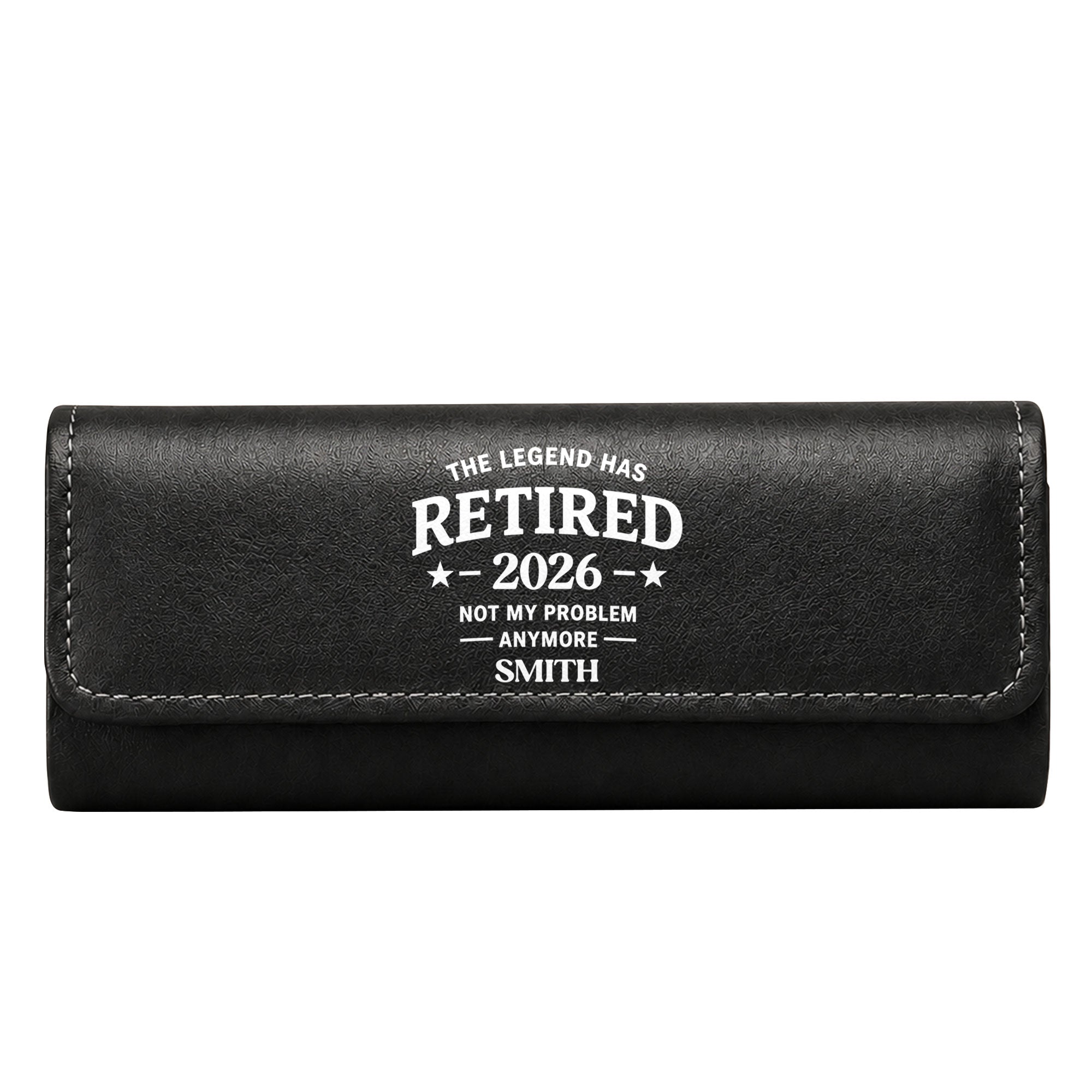 Personalized Leather Eyeglass Case Custom Name Gift for Dad Leather Eyeglass Case GradoCreations