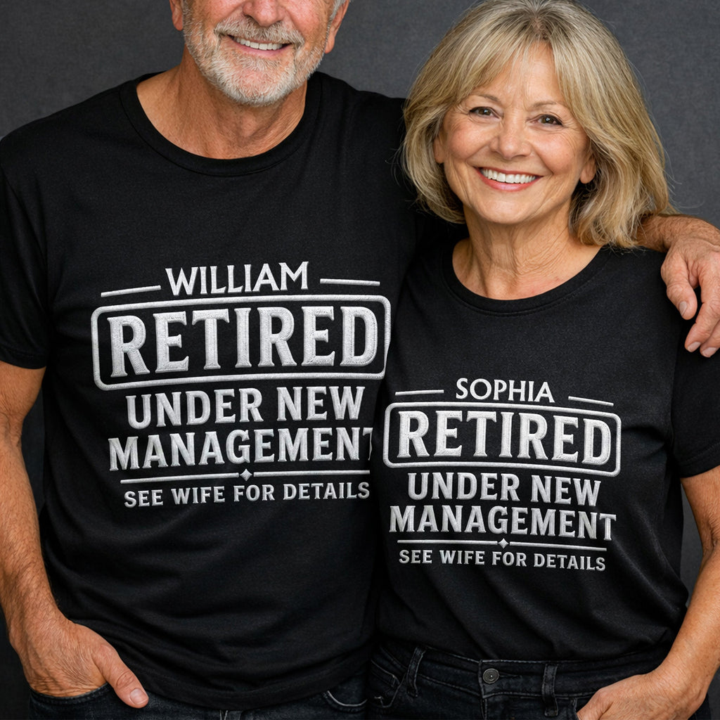 Funny Personalized Retirement Custom T-shirt Hoodie Gift Shirt GradoCreations
