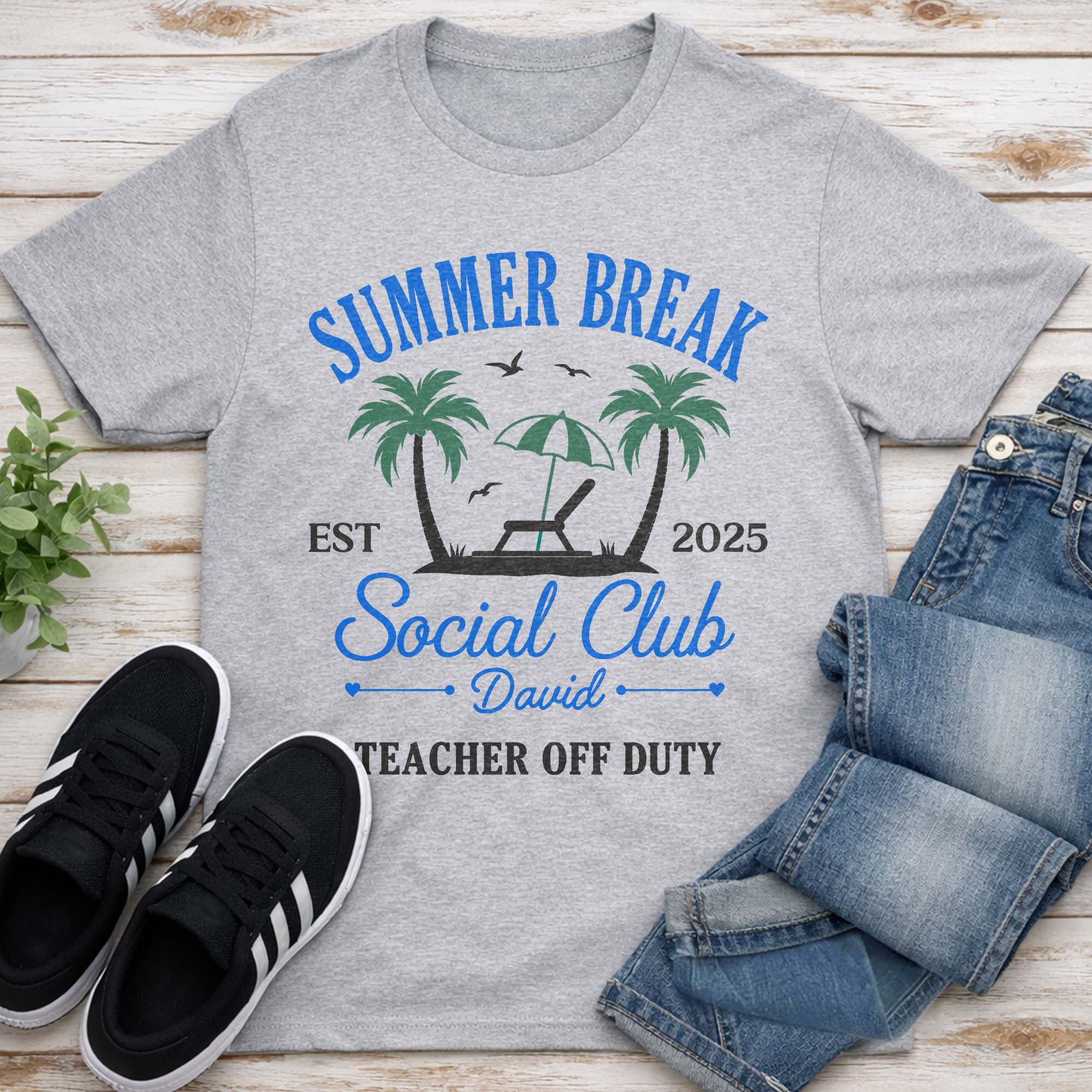 Personalized Teacher Off Duty T-Shirt & Hoodie Gift Shirt GradoCreations