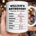 Funny Retirement Coffee Mug Custom Name Gift for Dad Edge-to-edge Mug GradoCreations